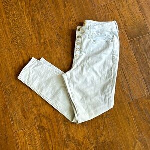 New Universal Thread High Waisted Button Fly Pale Blue Jeans